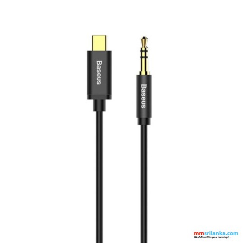 Baseus Yiven Type-C male To 3.5 male Audio Cable M01 Black